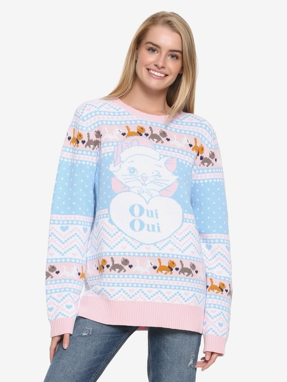 Disney The Artistocats Marie Holiday Sweater Boxlunch XS cats Kittens